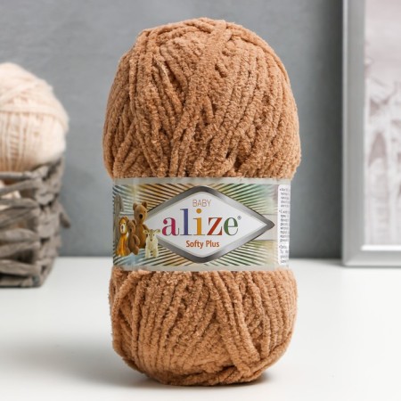Yarn "Softy Plus" 100% micropoliester 120m/100g (199 beige)