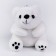 Soft toy "Bear", on a key fob, 11 cm