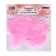 A set of feathers for decor 10 pcs., Size 1 pc: 10 × 2 cm, pink color
