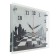 Carting clock is wall-mounted, interior "chess party" silent, 25 x 35 cm