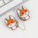 Set of icons "Foxes", 8 x 12 cm