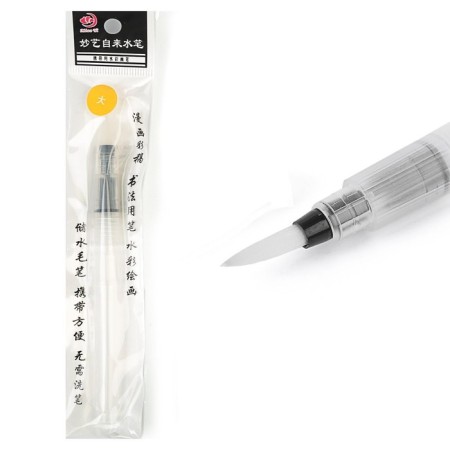 Calligraphic brush, synthetics, round, large, with a reservoir