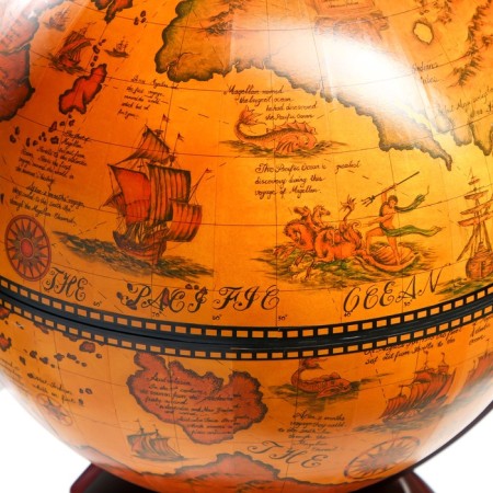 Globe Bar decorative "Vintage map" 46x41x56.5 cm-9