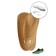 Shoes for shoes are shock-absorbing, with a rigid supervisor, 45-46 rr, steam, color light brown