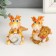 Souvenir Polystone "Golden Dragonich with Gold" MIX 6.5x4x6.5 cm