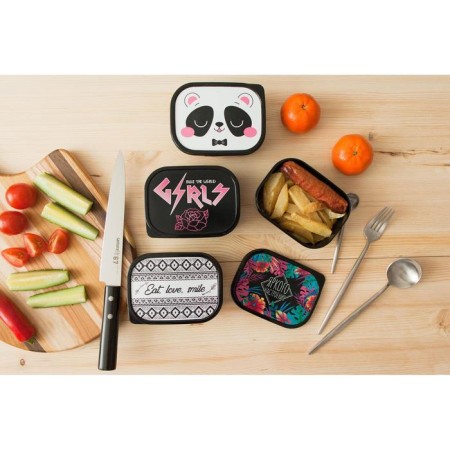 Lunch-bokx “Eat, love, smile”, 0.5 l-4