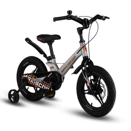 Bicycle 14 ’’ maxiscoo Space deluxe plus, color gray pearls-1