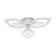 Ceiling light ESCADA, 10288/6LED. 1x80W, LED, 5256LM, 3000-6500K, 600x600x100 mm, white color