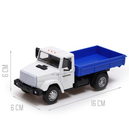 Metal truck "ZIL" Bort ", inertia, scale 1:43-1