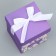 Gift folding box, packaging, "the most beautiful", 10 x 10 x 10 cm