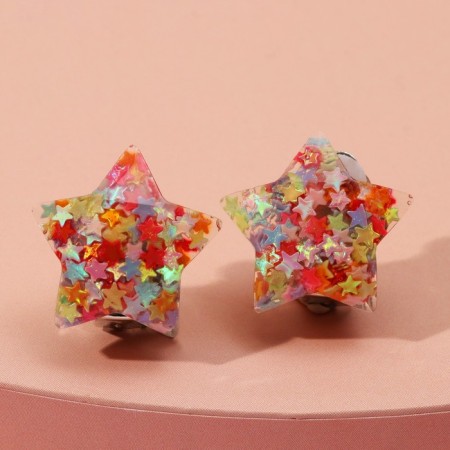 Clips children's "chosen" stars, colored
