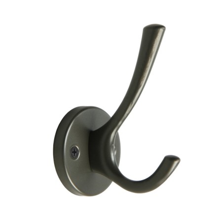 Furniture hook CAPPIO SIMPLE, two -rOP, graphite color, 4 pcs.-1