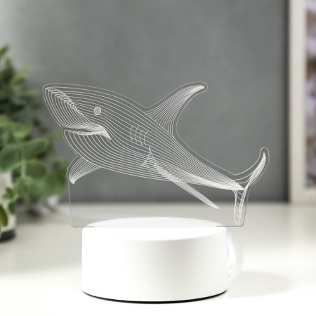 Light "Shark" Led RGB from the network 9.5x15x14 cm Risalux-3