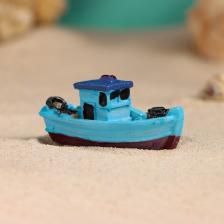 Souvenir ship "Fisherman" 5cm, mix-4
