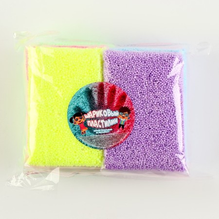 Ball plasticine 5 colors, 6 g-4