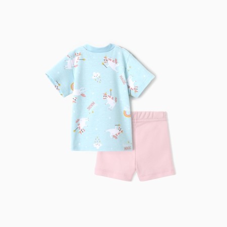 Costume: T-shirt and shorts crumb I am unicorn, height 80-86 cm-4