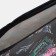 Cosmetic bag with lightning, black color