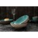 Plate ceramic deep shade "sea world", 540 ml, d = 18 cm, blue color