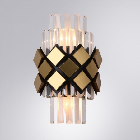 Wall lamp Arte Lamp Amelia A1039AP-2BK, E14, 2x40 W, 23x11x35 cm, black-3