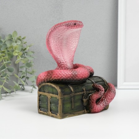 New Year's figure "Cobra on the chest" 20 x 17 x 12 cm.-3