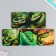 Magnet tree "Snakes in the jungle" 7x7 cm mix 5 types