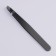 Pinzet begged, wide, 9.5 cm, black color