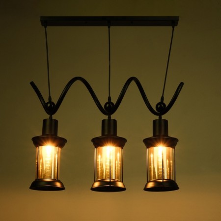 Lamp "Vigo" 3he27 40W black 63x15x80 cm-2