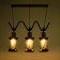 Lamp "Vigo" 3he27 40W black 63x15x80 cm