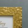 Photo frame Plastic Gallery 10x15 cm, 651618 gold (plastic screen)