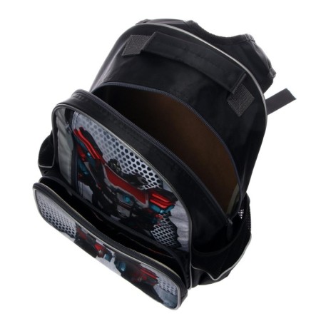 School backpack, 37 x 26 x 13 cm, ergonomic back, Calligrata ORT "Robot"-14