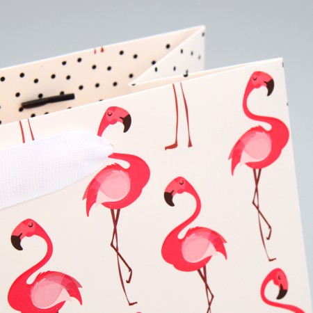 Package Gift Laminated Horizontal, Packaging, Flamingo, ML 27 x 23 x 11.5 cm-4