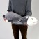 Soft toy "Donkey", 75 cm, gray color