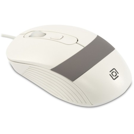Mouse call 310m white/gray optical (2400DPI) USB for a laptop (3but)-2