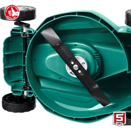 Lawn mowed network bison GS-38-1700, 220 V, 1700 watts, 3300 rpm, beard 38 cm-10