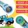 Kaleidoscope, blue tractor