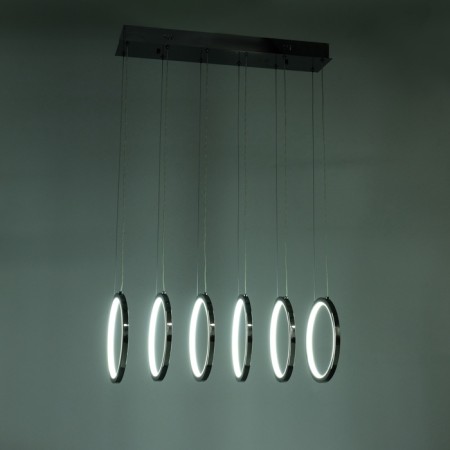 Lamp with DDD "Lorein" LED 60W 3000-6000K black chrome 55.5x25x25-125 cm-14