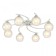 Ceiling chandelier Citilux "Christie" CL152180, 79x79x19 cm, 8x75W, E27, white color