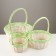 A set of baskets, 3 pcs, 36 × 14 × 39 cm, 32 × 12 × 34 cm, 27 × 11 × 29 cm, willow