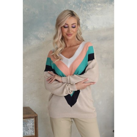 Female pool wisell, size 50, beige color-3