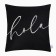 A set of decorative pillowcases "Hola" - 4 pcs, 40x40 cm, velor