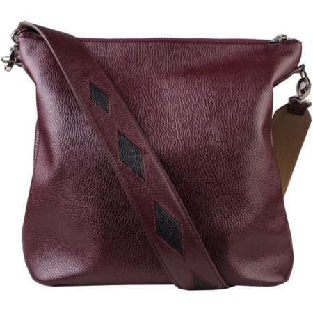 Bag-bag, lightning department, burgundy color