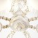 Campina chandelier, 8x60W E27, white color