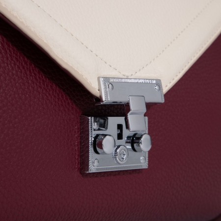 Bag-mixer on the valve, burgundy/beige color-5
