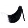 Carnival set "Fox anime", black, 2 objects: tail, ears