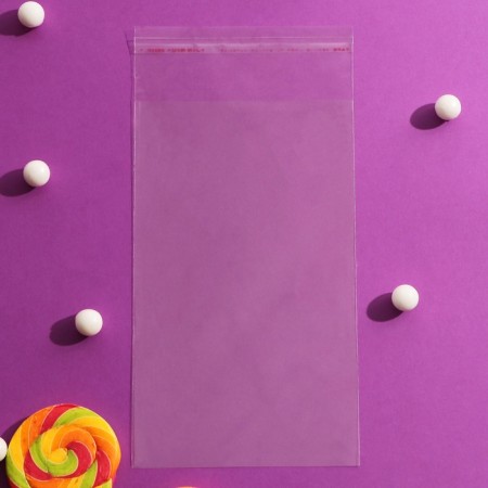 BOPP package with an adhesive valve 12 x 20/4 cm, 25 μm-2