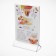 Double -sided A4 stand, 2 mm plexiglass, in a protective film