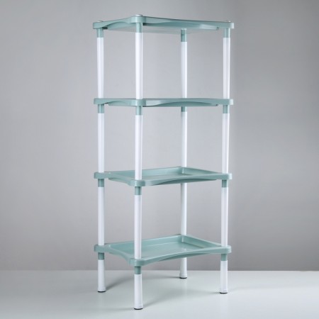 Floor eben with shelves 4 sectional krita, color gray mystery-1