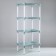 Floor eben with shelves 4 sectional krita, color gray mystery