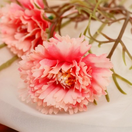 Artificial flowers "bush clove" D-6 cm 59 cm, pink-1