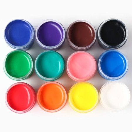 Gouache 12 flowers of 10 ml, mixers-4